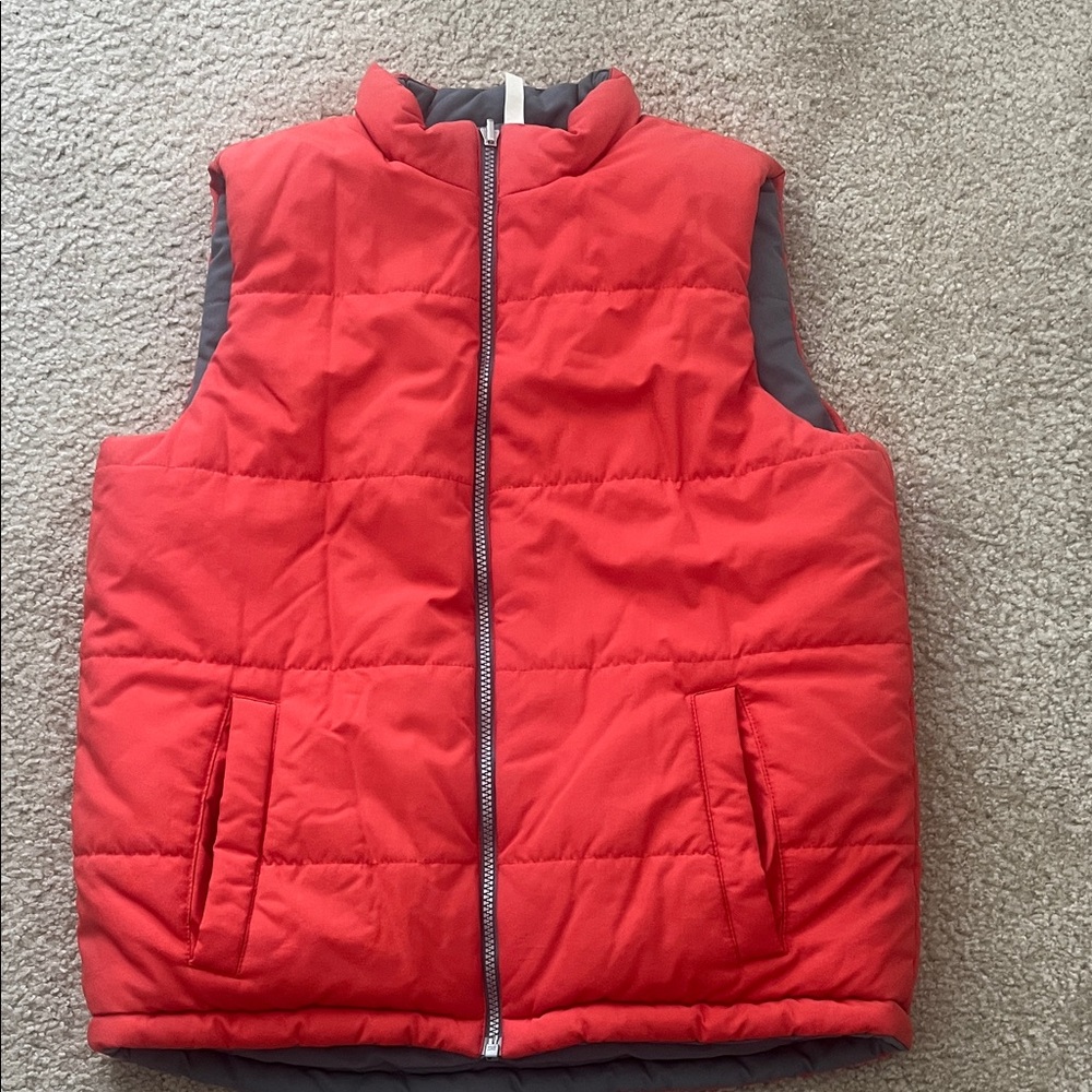 Hanna Anderson kids 160 Reversable Puffer Vest